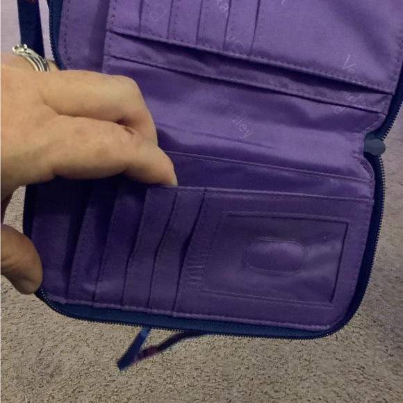 Purple Vera wallet/wristlet/tiny purse - Picture 7 of 8